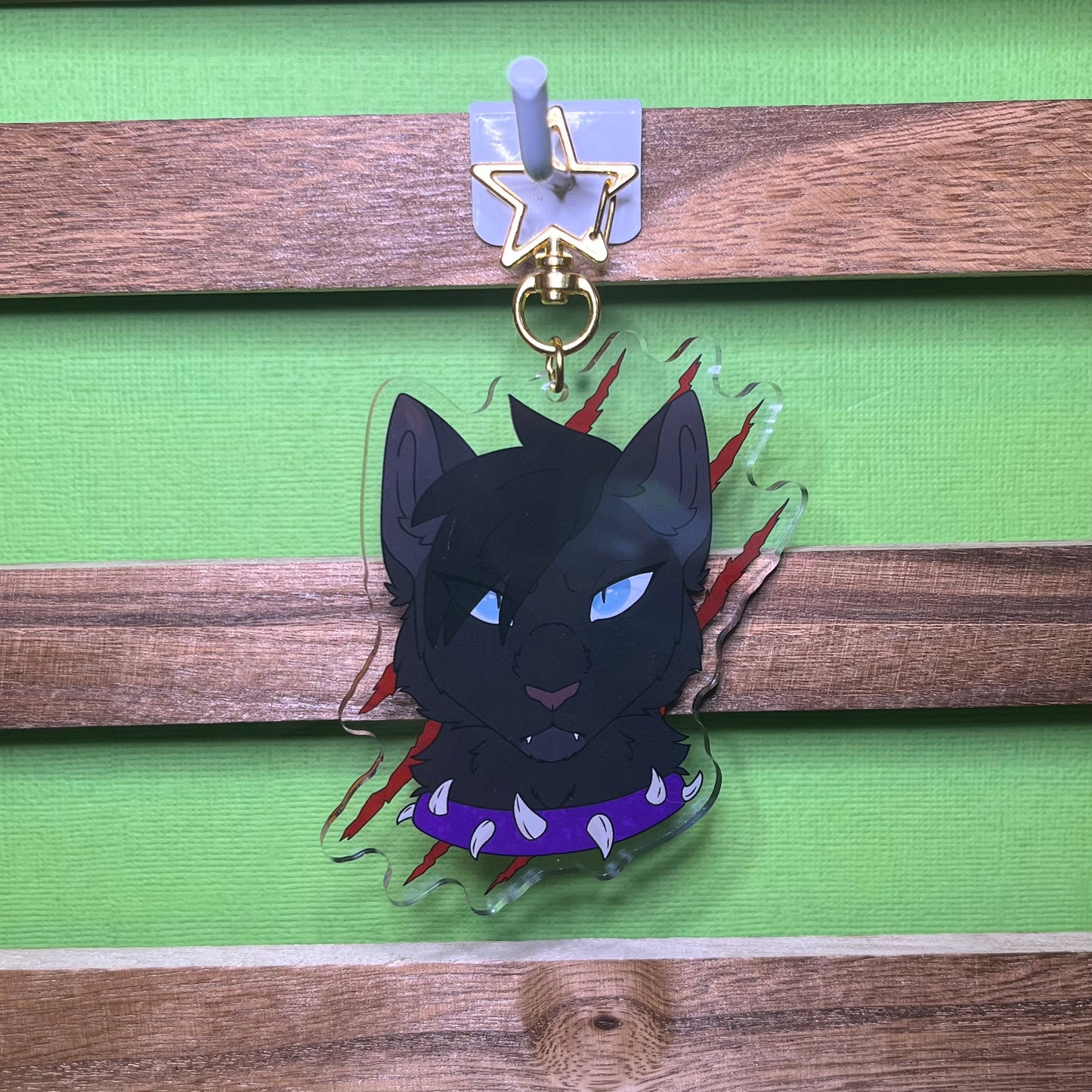 Firestar & Scourge Two-sided Keychain
