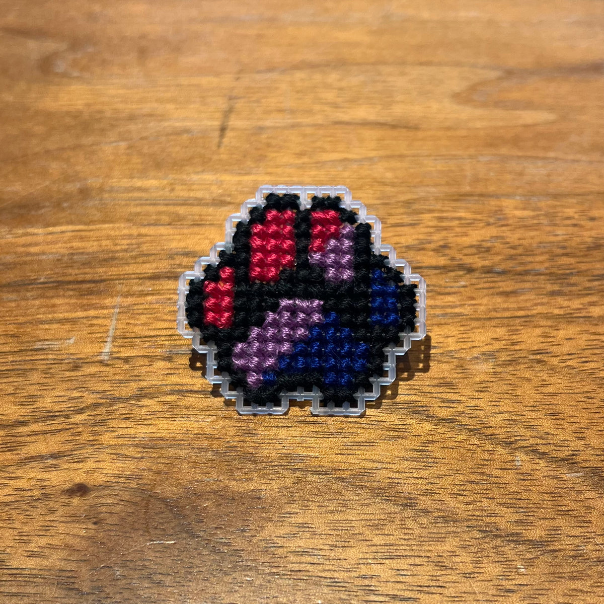 Cross Stitch Pride Paw Pins