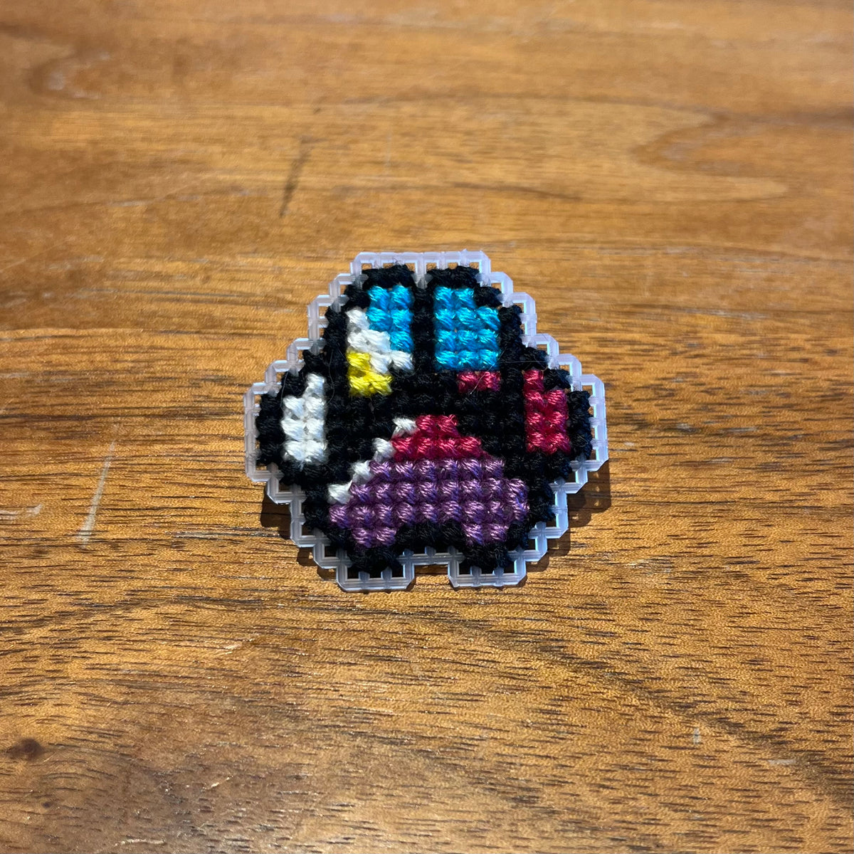 Cross Stitch Pride Paw Pins