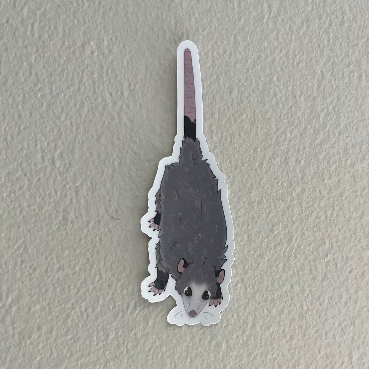 Hanging Opossum Sticker