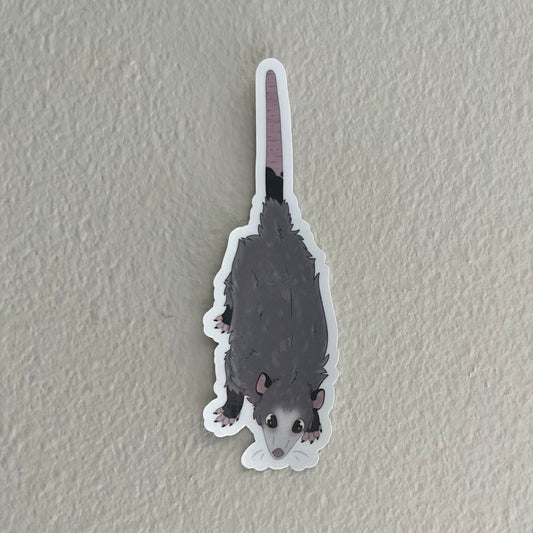 Hanging Opossum Sticker