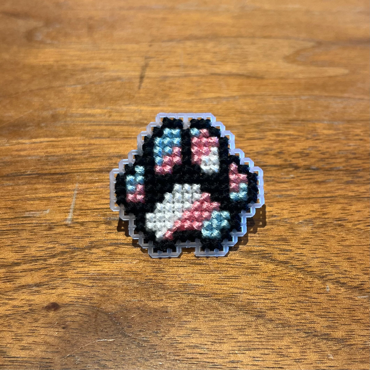 Cross Stitch Pride Paw Pins