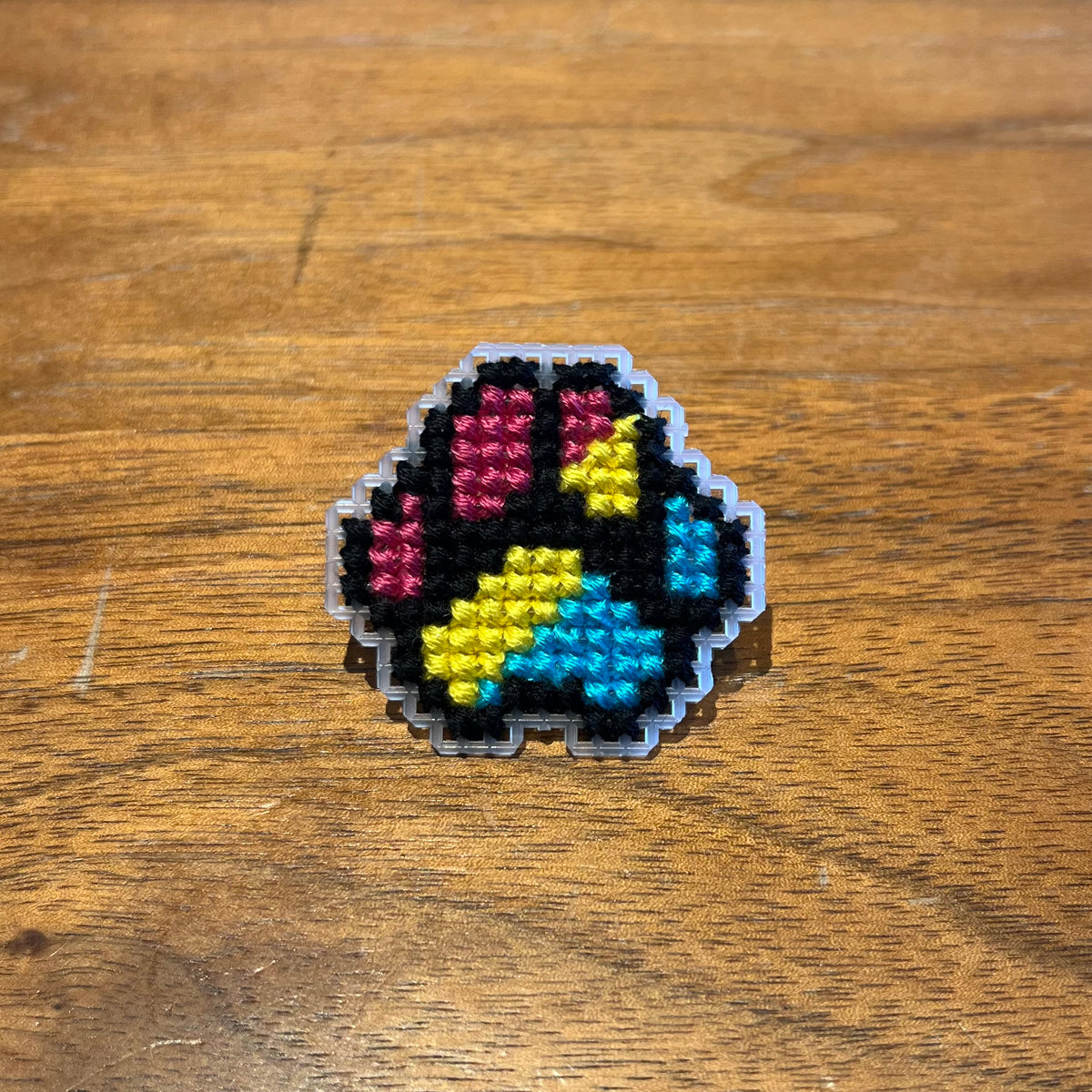 Cross Stitch Pride Paw Pins