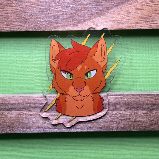 Firestar Acrylic Pin