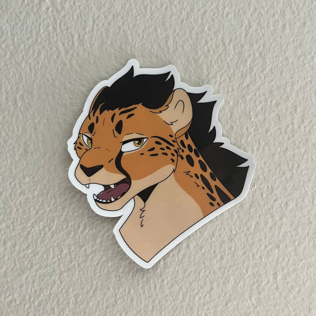 King Cheetah Sticker