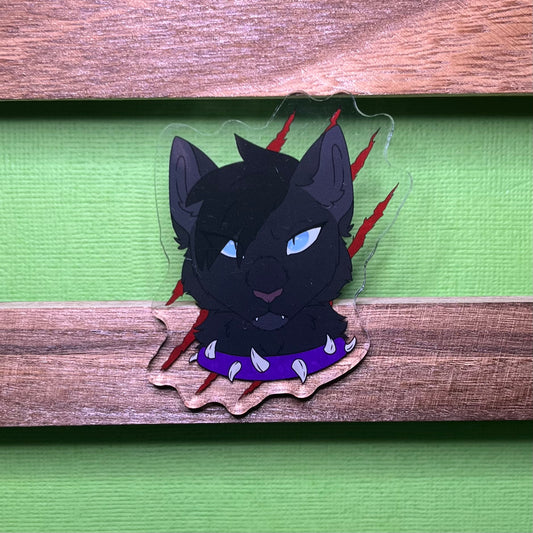Scourge Acrylic Pin