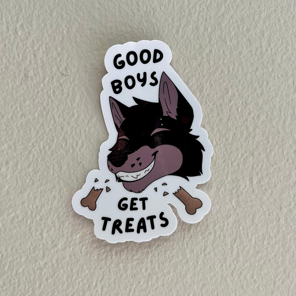 Good Boys Get Treats Sticker