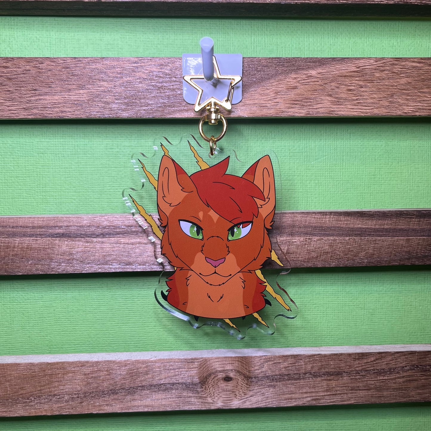 Firestar & Scourge Two-sided Keychain
