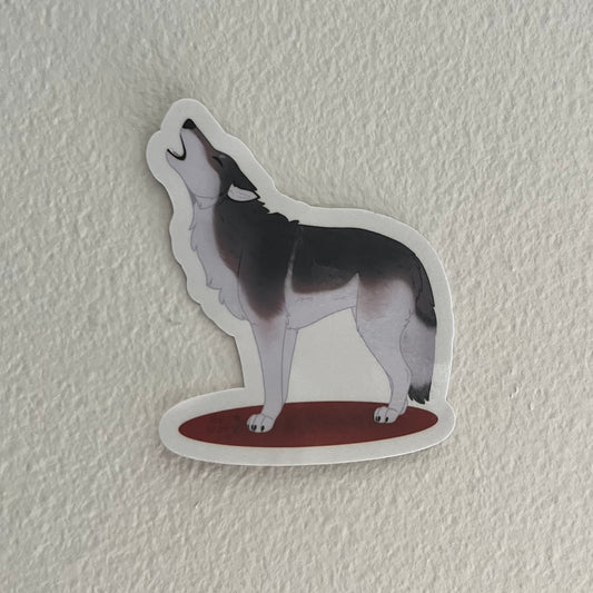 Grey Wolf Sticker