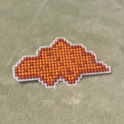 Cross Stitch Dino Nuggies Pin