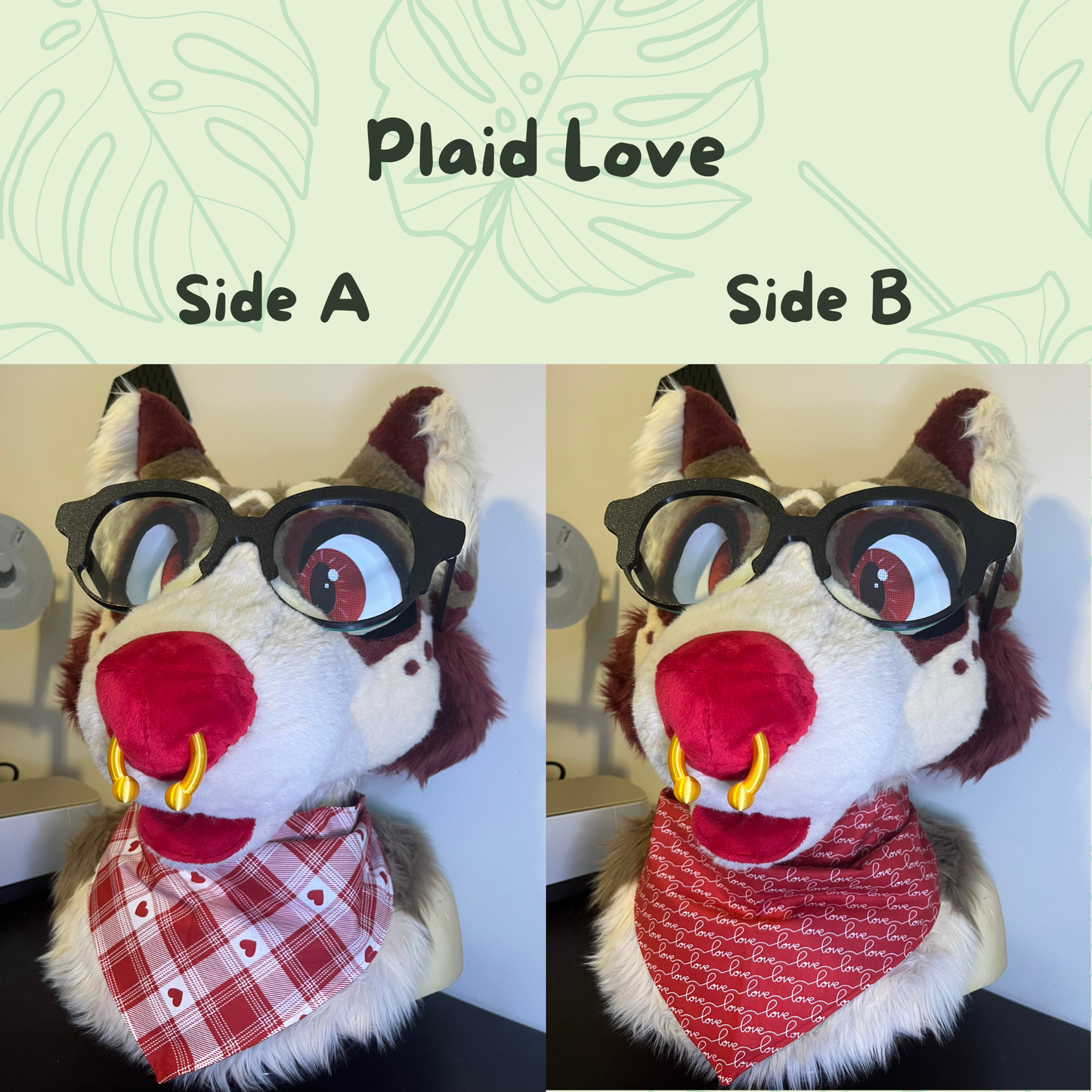 Fursuit Bandana - Valentines