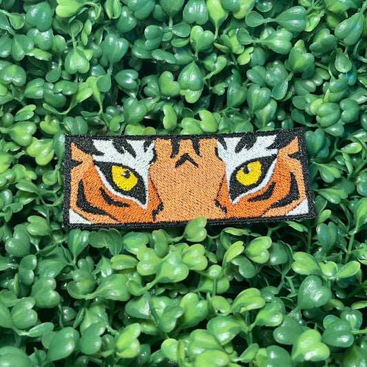 Tiger Eyes - Iron on Patch